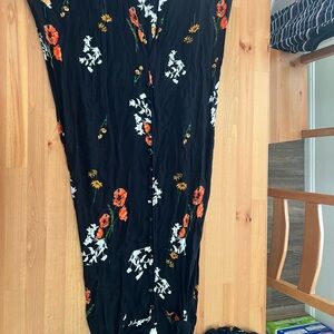 Floral Button-Down Maxi Dress